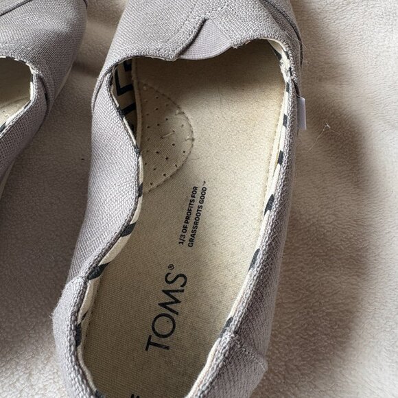 Toms Men's Grey Alpargatas - Picture 11 of 11